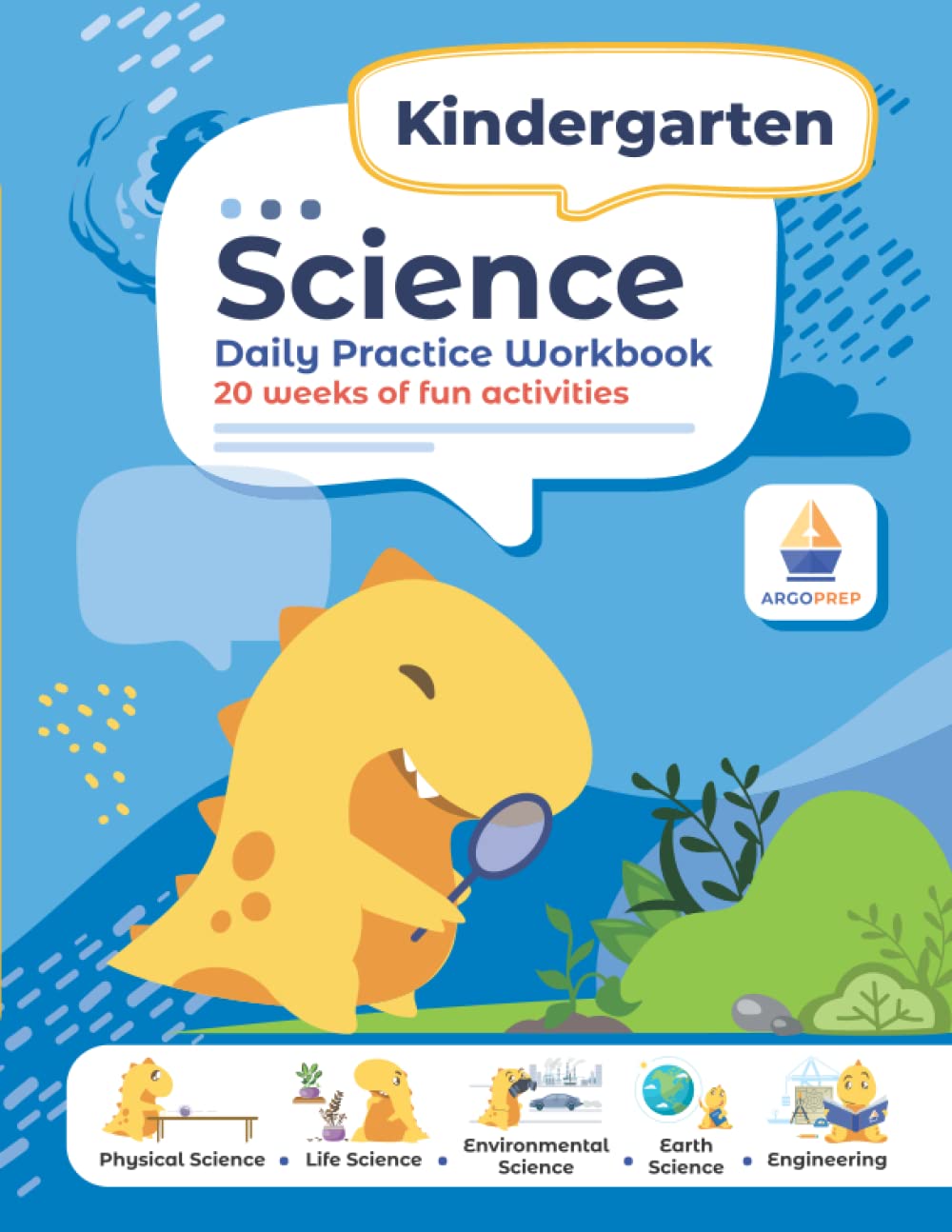 Daily Practice Workbook | 20 Weeks of Fun Activities (Physical, Life, Earth and Space Science, Engineering | Video Explanations Included | 200+ Pages Workbook)