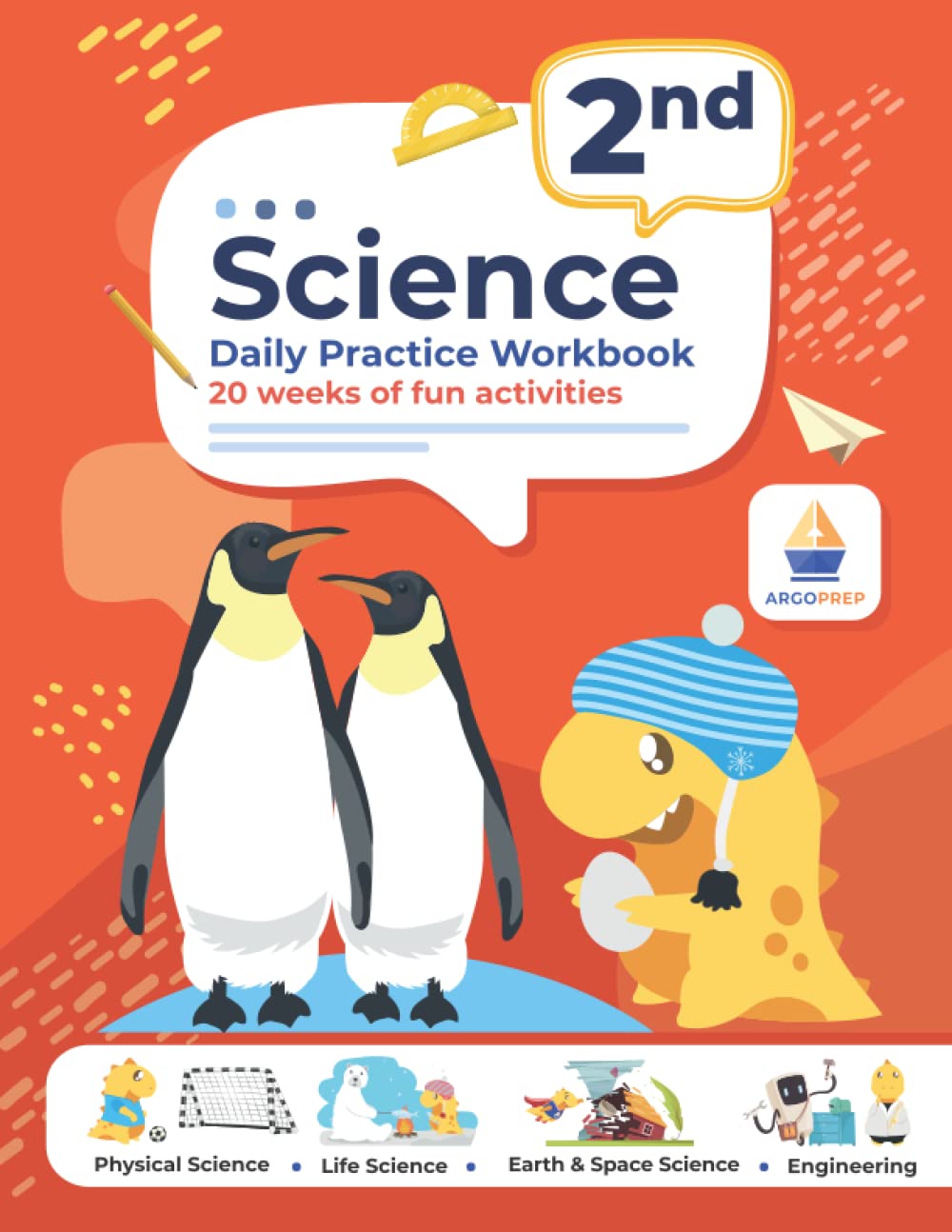 Daily Practice Workbook | 20 Weeks of Fun Activities (Physical, Life, Earth and Space Science, Engineering | Video Explanations Included | 200+ Pages Workbook)