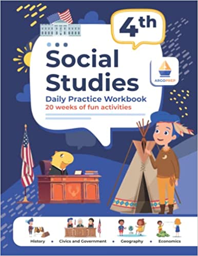 Daily Practice Workbook | 20 Weeks of Fun Activities | History | Civic and Government | Geography | Economics | + Video Explanations for Each Question