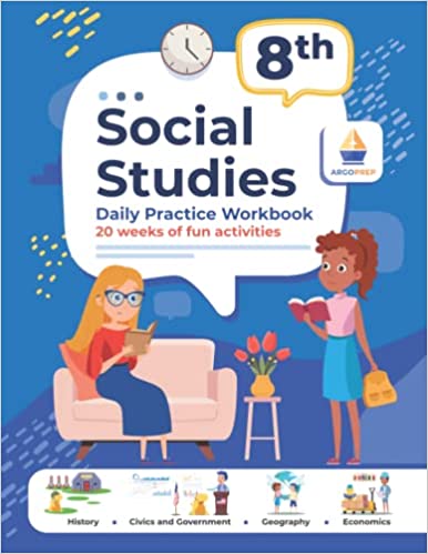 Daily Practice Workbook | 20 Weeks of Fun Activities | History | Civic and Government | Geography | Economics | + Video Explanations for Each Question
